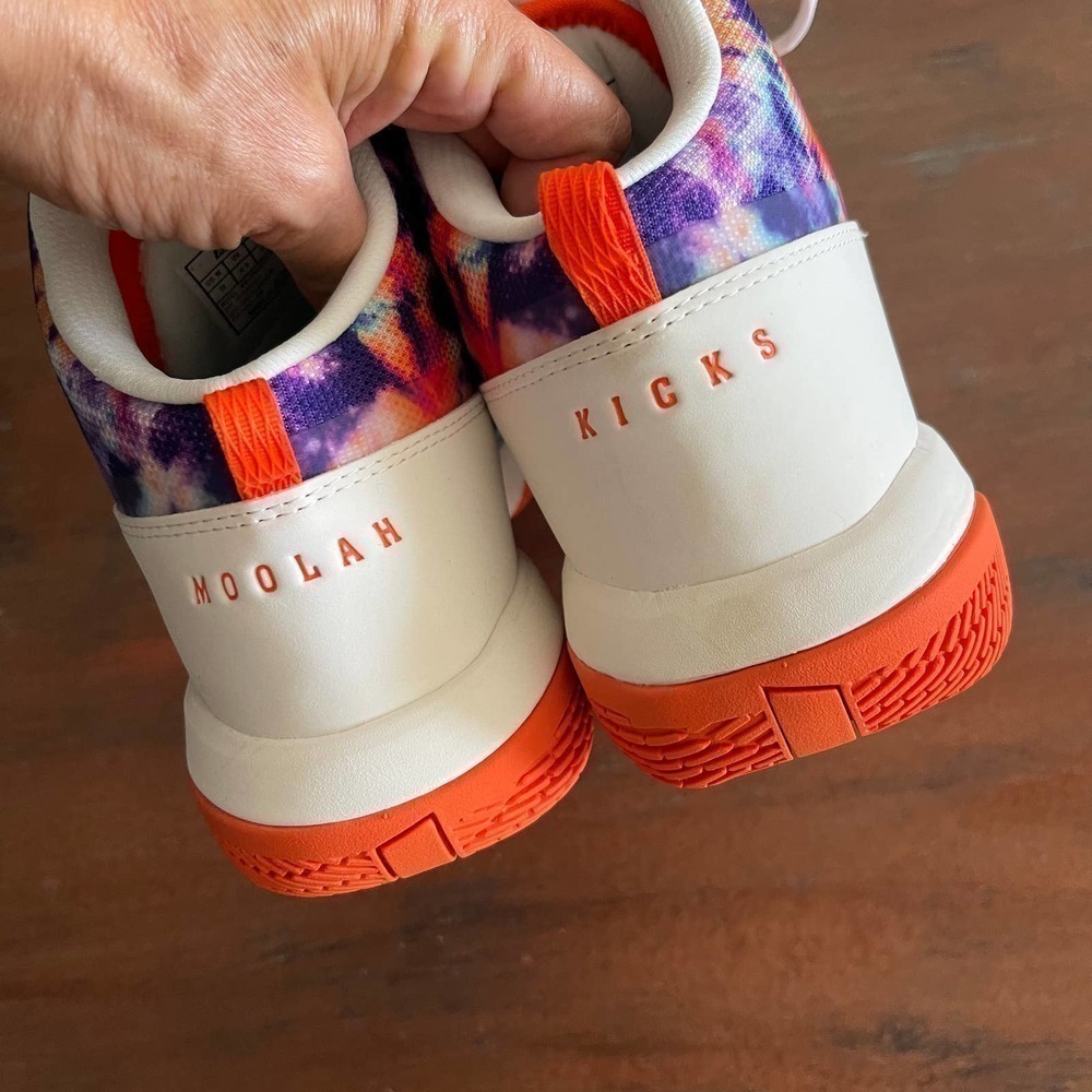 NWT MOOLAH PHANTOM 1 Kicks Women's Basketball Shoes Galaxy Orange SIZE 12 - Picture 8 of 11